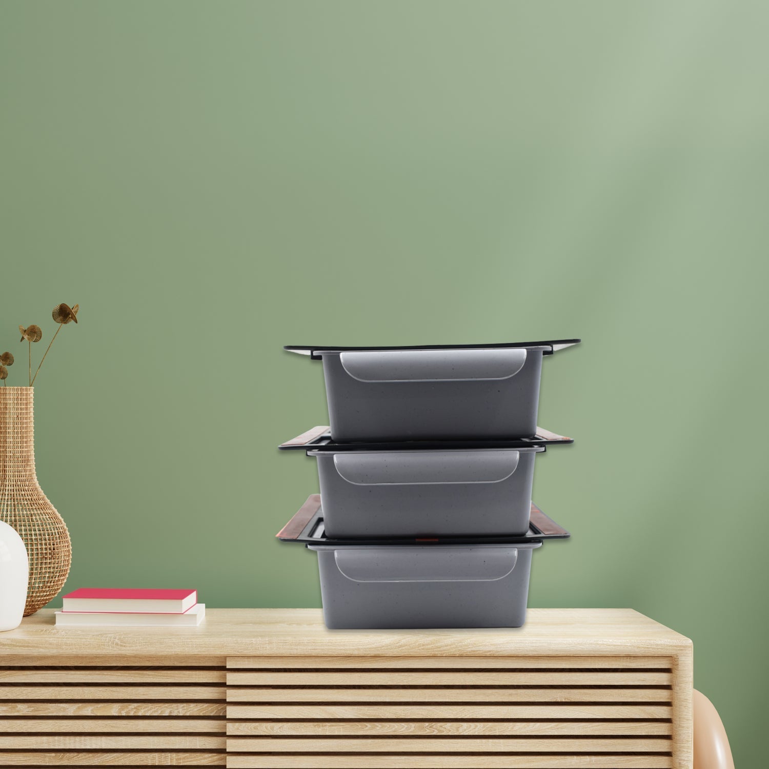 4790 3 Pc Drawer Rack used in all kinds of household and official places for storing various items and stuffs etc. 4790 3 Pc Drawer Rack used in all kinds of household and official places for storing various items and stuffs etc.